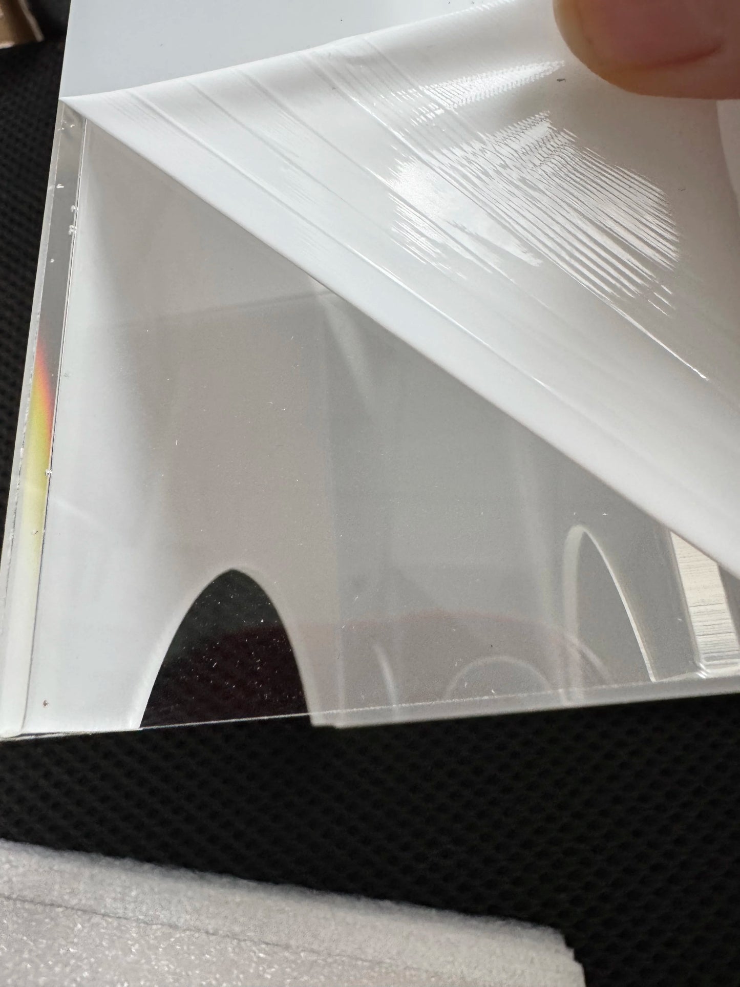 Organizer per Cinture a Griglia in Acrilico - Porta Cinture, Cravatte e Papillon per Armadio