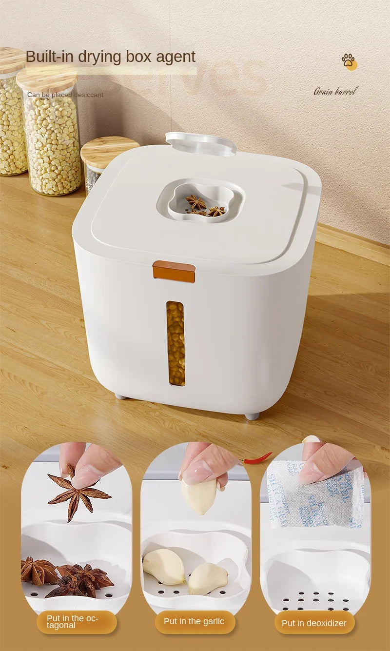 Contenitore Ermetico per Cibo Cani e Gatti - 5kg Salva Freschezza