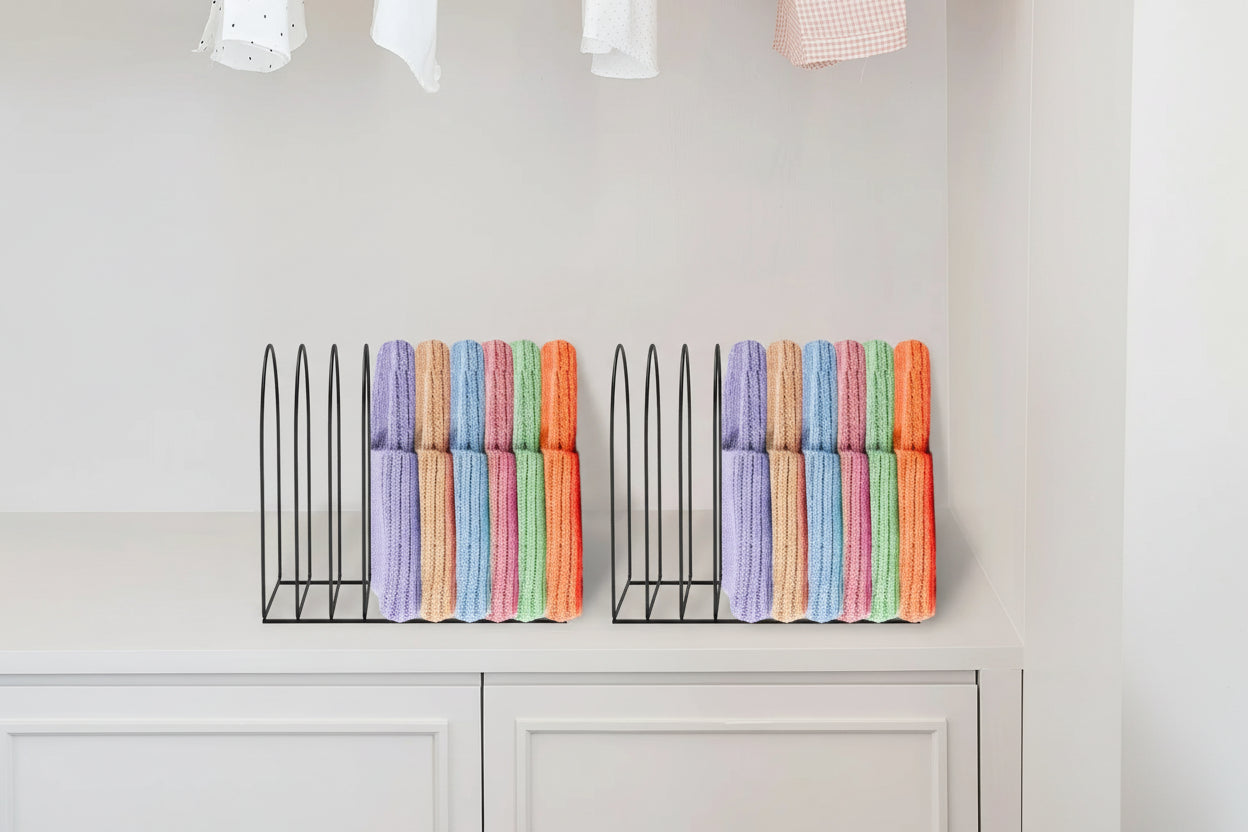 Organizzatore per Cappelli di Lana - Set 2 Pezzi Espositore Berretti Invernali in Ferro