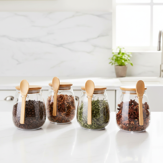 Barattoli in cucina moderna